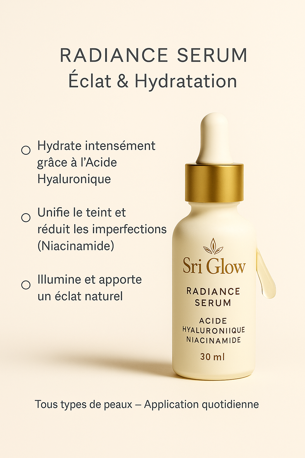 Sérum Éclat au Curcuma – Sri Glow